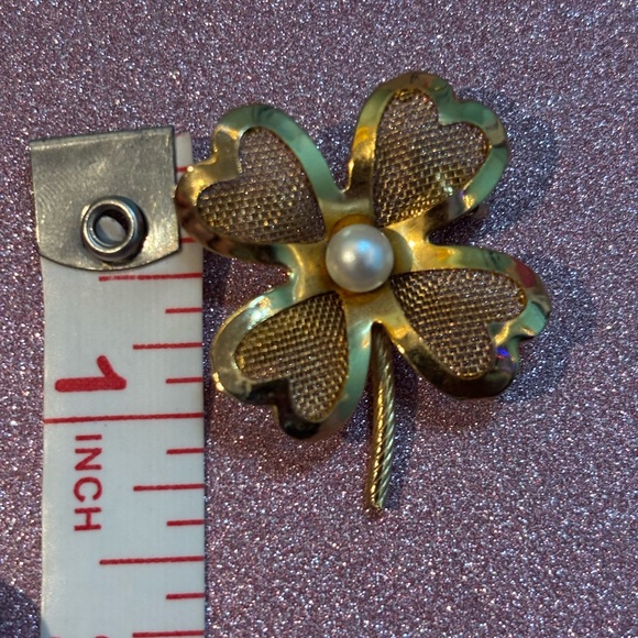 Coro Four Leaf Clover Vintage brooch - Picture 4 of 4